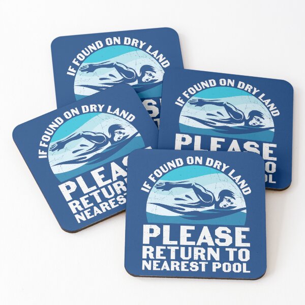 Item preview, If Found on Dry Land – Please Return to Nearest Pool designed and sold by Lonesome-Fox.