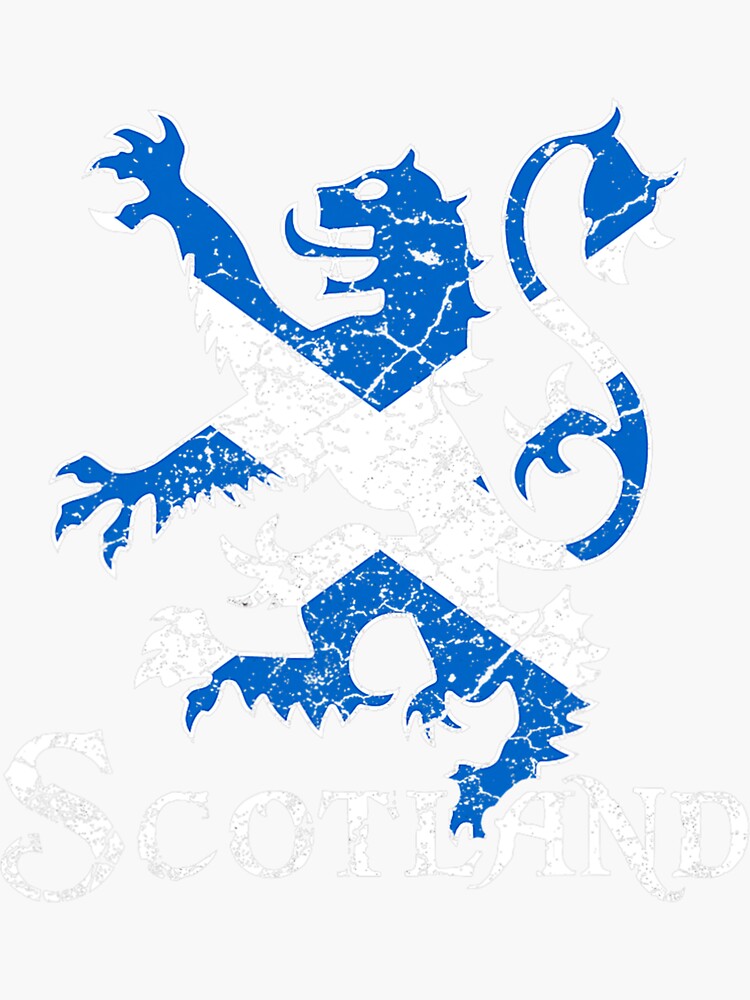 "Scotland Lion Rampant Scotland Scottish" Sticker for Sale by