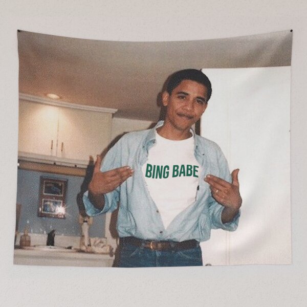Item preview, Binghamton Babe Barack Obama meme designed and sold by VitaminRed.