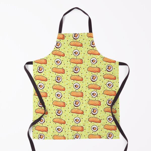 Item preview, Sushi Art Pattern Yellow designed and sold by NLDStudios.