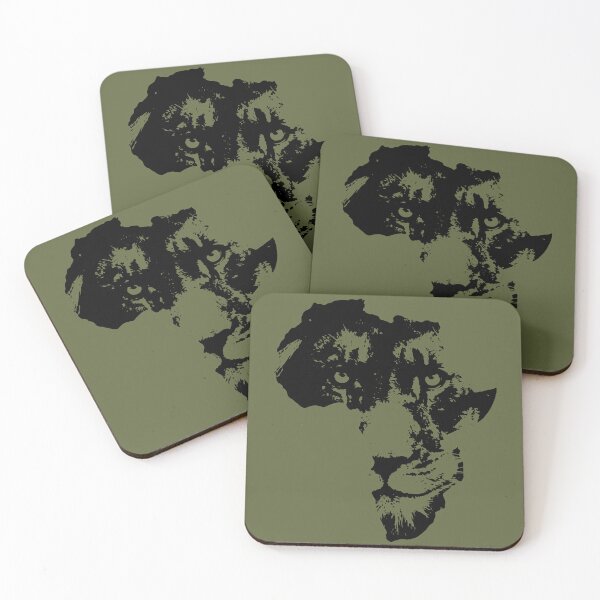 Item preview, African Lion Face | Safari Culture | Africa Map designed and sold by d247.