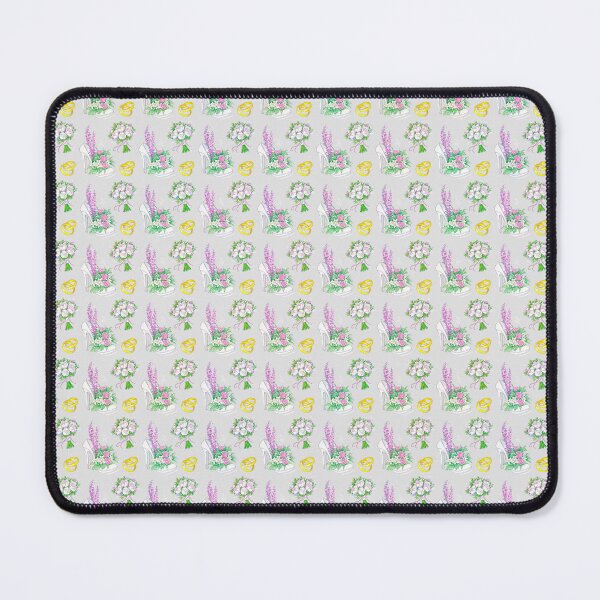 Item preview, Wedding Flowers Rings Shoe Seamless Pattern Design designed and sold by Narkusdesign.