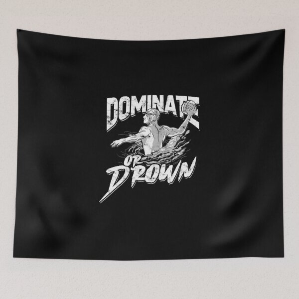 Item preview, Dominate Or Drown Funny Water Polo Athlete Essential T-Shirt designed and sold by alishaocstacy.