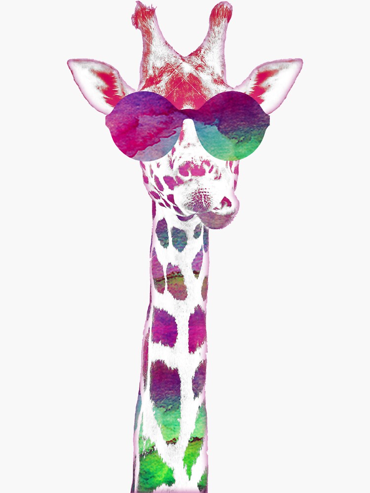 Colorful Giraffe by sweetslay