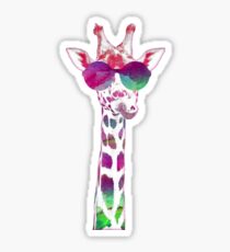 Colorful Giraffe Sticker