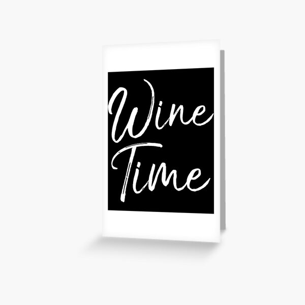 Carte De Vœux Blagues Sur Le Vin Pour Les Femmes Et Les Mamans Par Clarkjwyatt Redbubble