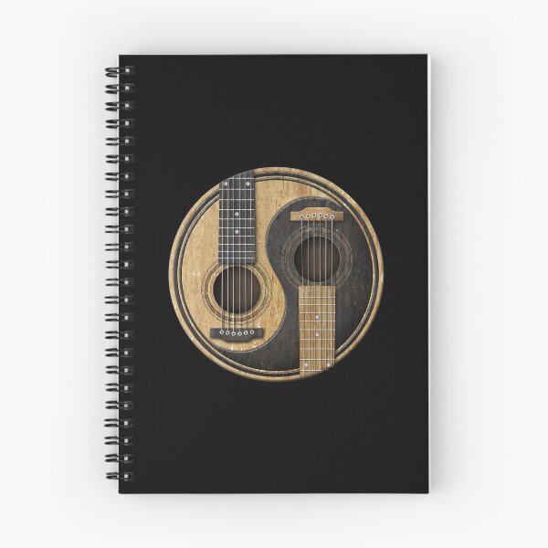 Item preview, Old and Worn Acoustic Guitars Yin Yang designed and sold by JeffBartels.