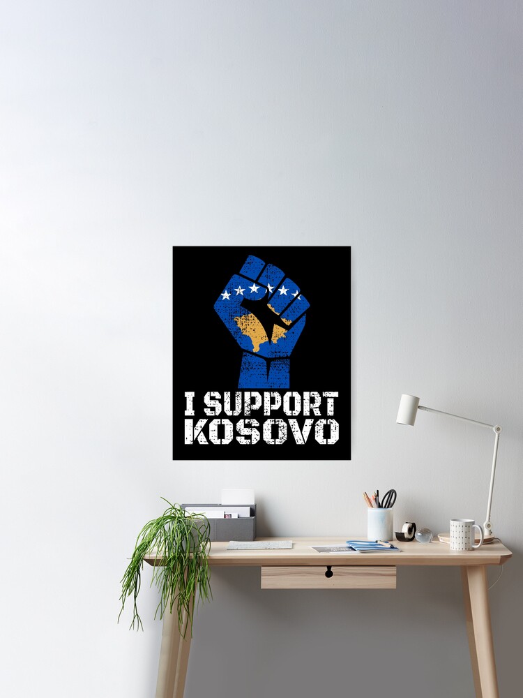 Poster Kosovo flag 