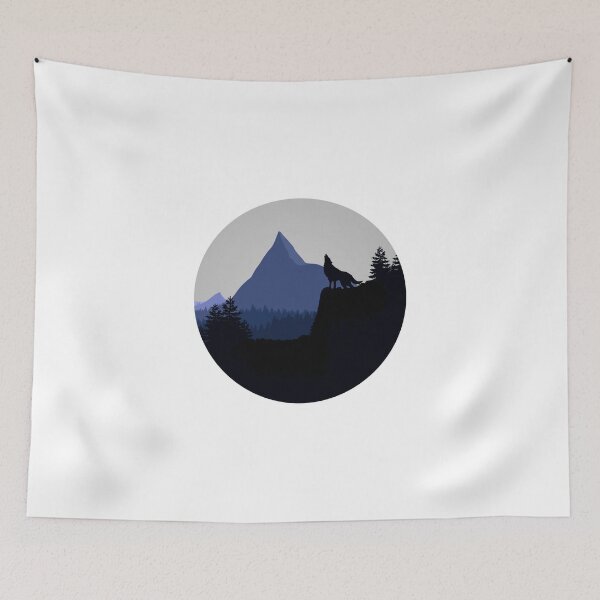 Item preview, Wolf Howling at Mountain designed and sold by classydesignz.