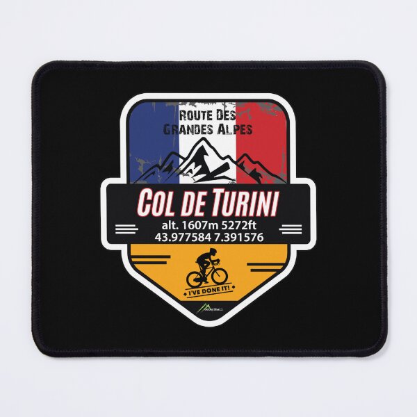 Item preview, Col De Turini Cycle T-Shirt And Sticker Route Des Grandes Alpes Ive Done It Sticker designed and sold by vergiekaerin.