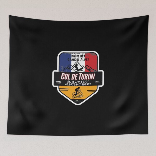 Item preview, Col De Turini Cycle T-Shirt And Sticker Route Des Grandes Alpes Ive Done It Sticker designed and sold by vergiekaerin.