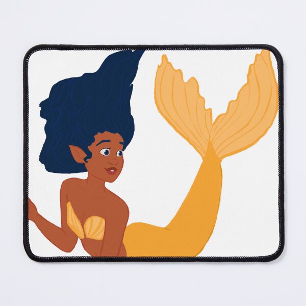 Item preview, Mermaid with yellow tail designed and sold by scribbli.