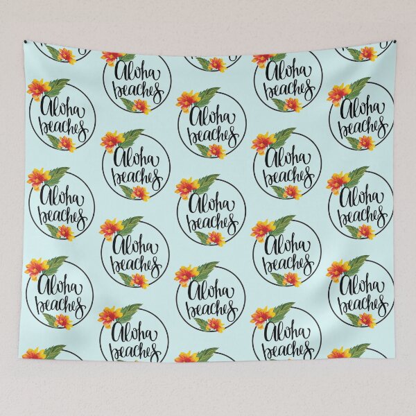 Item preview, Aloha Beaches designed and sold by JuliaAjandi.