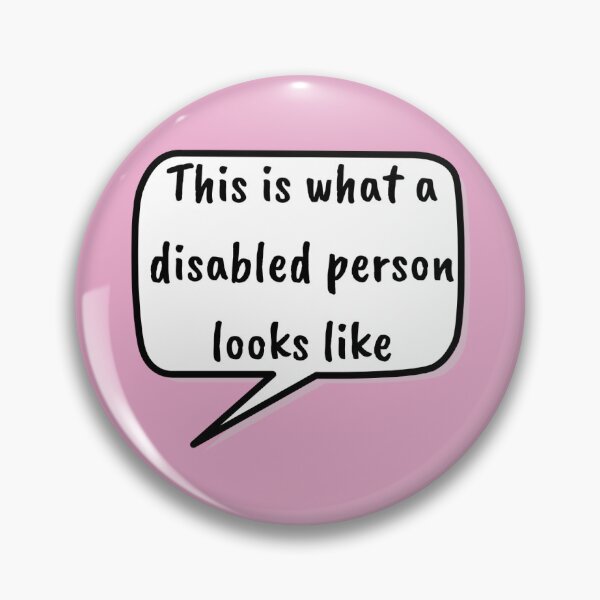 Item preview, This is what a disabled person looks like pastel designed and sold by RandomlyRainbow.