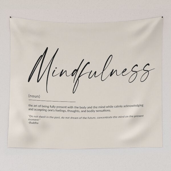 Item preview, Mindfulness Definition, Positive Affirmations designed and sold by grandlovely.