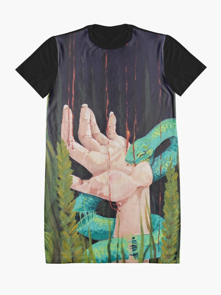 Alternate view of Snake Bite Graphic T-Shirt Dress