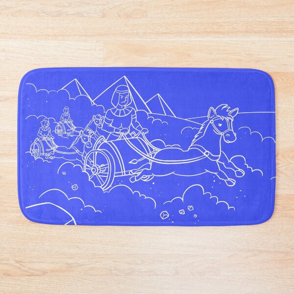 Item preview, Ancient Egyptian Old Kingdom with 3 Pyramids designed and sold by ABIR ILLUSTRATION.