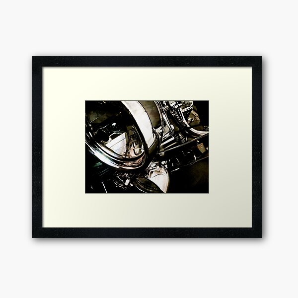 Chrome Framed Art Print