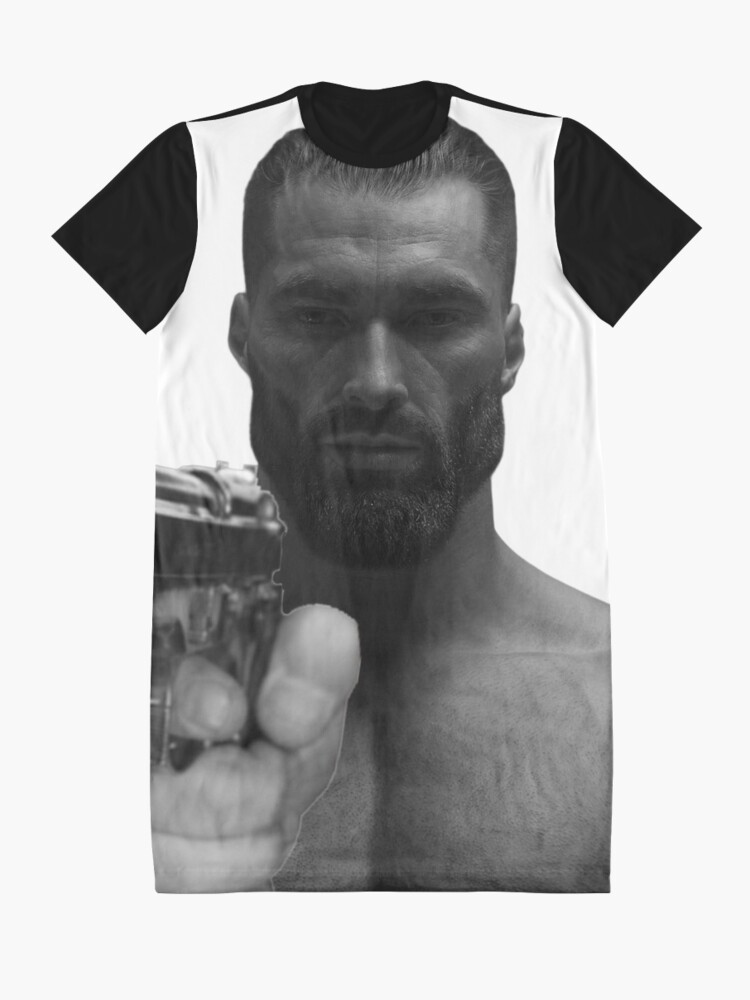 Giga Chad T-shirt Photographic Print for Sale by TshirtGigaChad