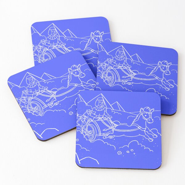 Item preview, Ancient Egyptian Old Kingdom with 3 Pyramids designed and sold by ABIR ILLUSTRATION.