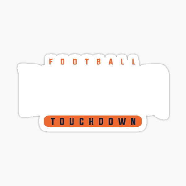 Denver Broncos // Retro Fan Art Design Sticker for Sale by AqUessT12