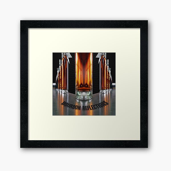 Item preview, Bourbon Reflections - Bottles on Bar Abstract designed and sold by Gretchen Tiger.