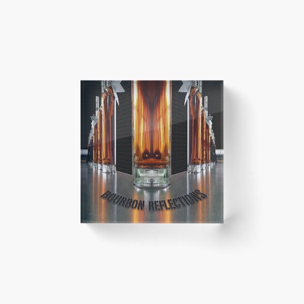 Item preview, Bourbon Reflections - Bottles on Bar Abstract designed and sold by Gretchen Tiger.