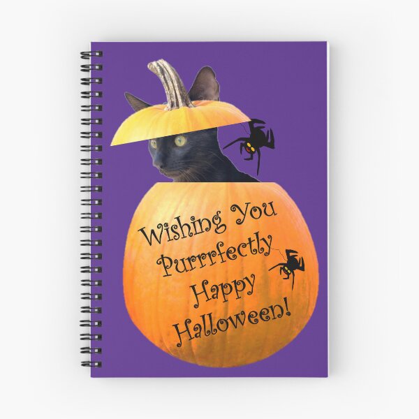 Item preview, Purrfectly Purrrfectly Perfectly Happy Halloween wishes Black Cats Rock! designed and sold by Yinzer Gifts And More.