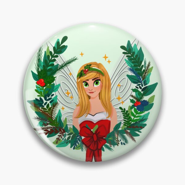 Artikelvorschau, Grüner Kranz Holly's Magical Fairy Tale Christmas™ entworfen und verkauft von TeelieTurner.
