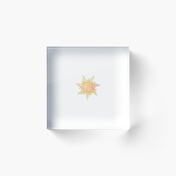 Sol enredado Bloque acrílico