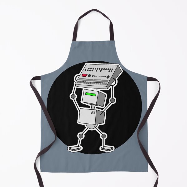 Item preview, Robot Holding Drum Machine Mono Tint designed and sold by AtomicMalibu.