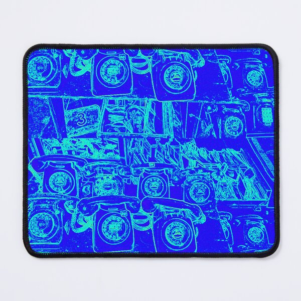 Item preview, Vintage retro rotary phones abstract by Iritof designed and sold by iritof.