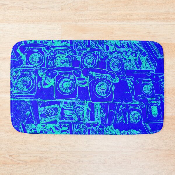 Item preview, Vintage retro rotary phones abstract by Iritof designed and sold by iritof.