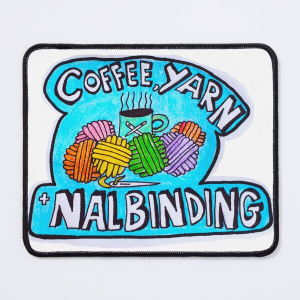 Item preview, Coffee, Yarn and Nalbinding. Wool Crafters Delight! designed and sold by Emma Boast.