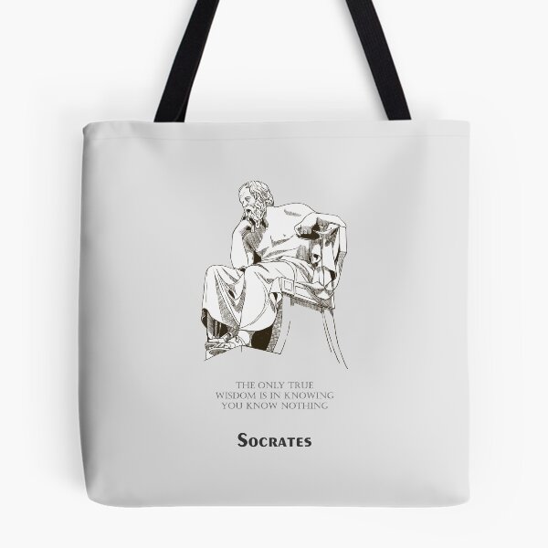 Item preview, Quote - The only true wisdom is in knowing you know nothing.- Stoicism - Socrates designed and sold by ArcFoundationCo.