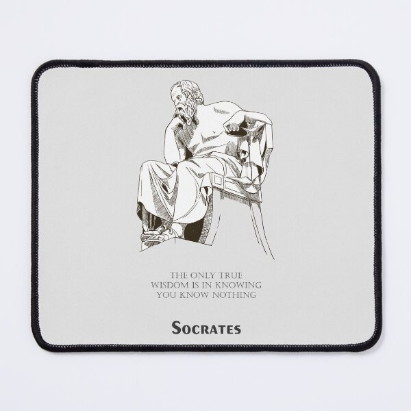 Item preview, Quote - The only true wisdom is in knowing you know nothing.- Stoicism - Socrates designed and sold by ArcFoundationCo.