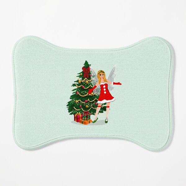 Greetings Fairy Lovers This Is Holly's Magical Fairy Tale Christmas™ Dog Mat