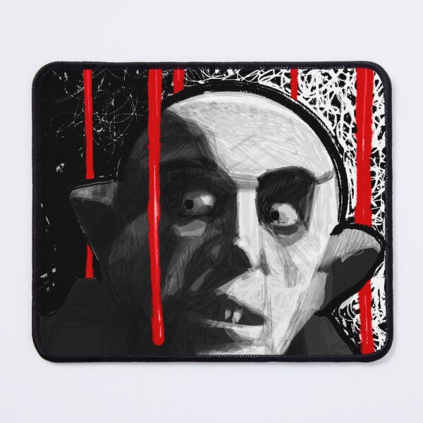 Item preview, Nosferatu, Count Orlok Vampire Blood and Fangs, Spooky Halloween Vibes designed and sold by DeLucaIdeas.