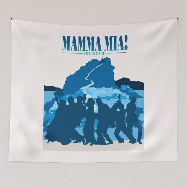 Item preview, Mama Mia The Movie Poster Redesigned designed and sold by Carson Scheuerman.