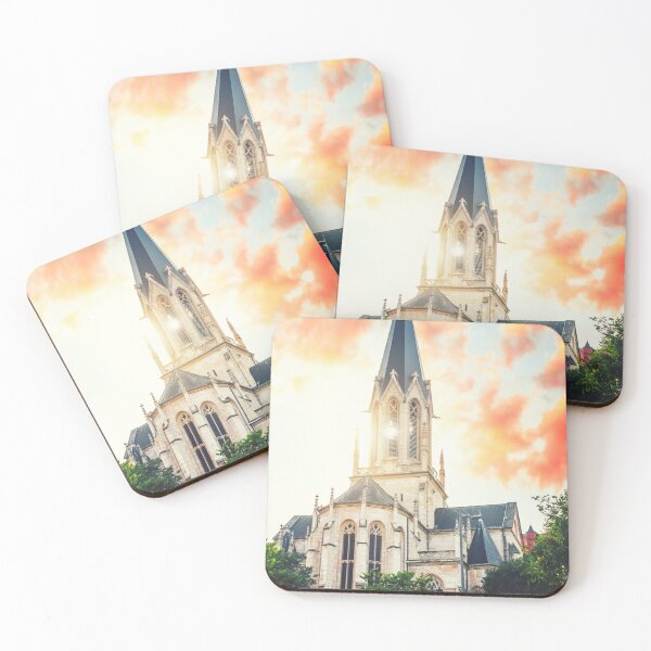 Item preview, St Georges church in Vieux Lyon french city by sunset designed and sold by Grégory DUBUS.