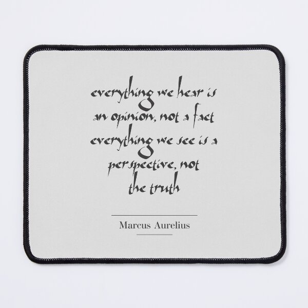Item preview, Marcus Aurelius - Stoic Caesar - Everything we hear is an opinion, not a fact. Everything we see is a perspective, not the truth...- Stoicism designed and sold by ArcFoundationCo.