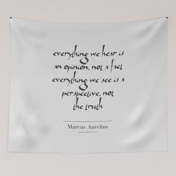 Item preview, Marcus Aurelius - Stoic Caesar - Everything we hear is an opinion, not a fact. Everything we see is a perspective, not the truth...- Stoicism  designed and sold by ArcFoundationCo.