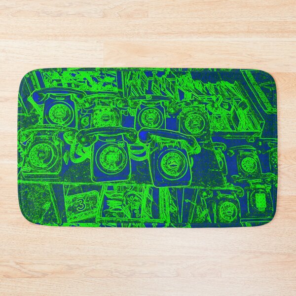 Item preview, Vintage retro rotary phones abstract by Iritof designed and sold by iritof.