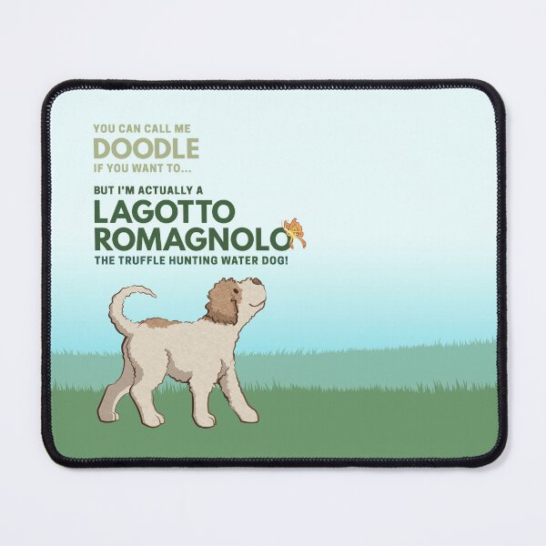 Item preview, Cute Cartoon Lagotto Romagnolo Purebred Dog. NOT A Doodle. designed and sold by Tazmaa.