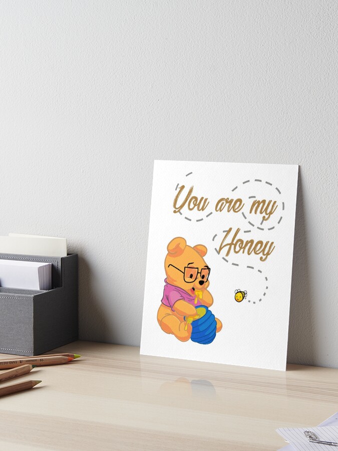 Winnie the Pooh - vacation shirt Art Board Print for Sale by legendmands