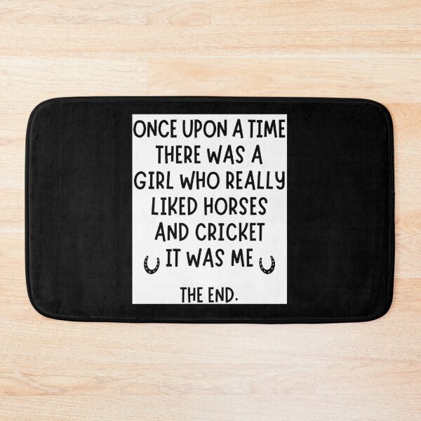 Item preview, A Girl Who Really Liked Cricket And Horses Sticker designed and sold by vergiekaerin.