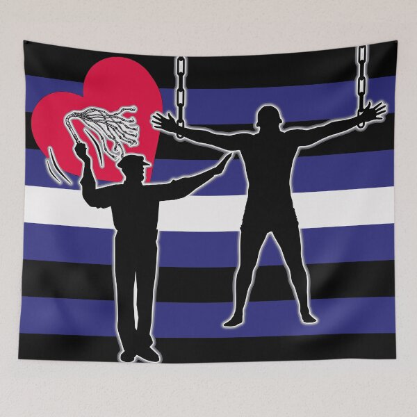 Item preview, Flogged - BDSM Leather Pride Flag designed and sold by BearLust.