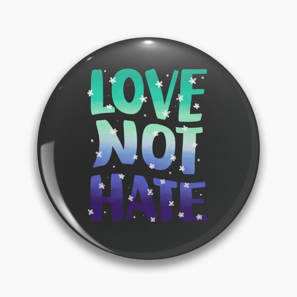 Item preview, Love Not Hate - Gay Flag Retro Floral Design designed and sold by AdelinePurdy.