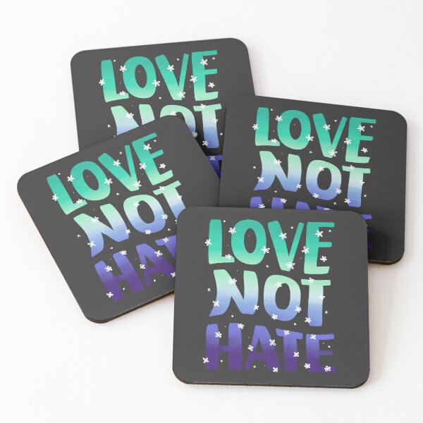 Item preview, Love Not Hate - Gay Flag Retro Floral Design designed and sold by AdelinePurdy.