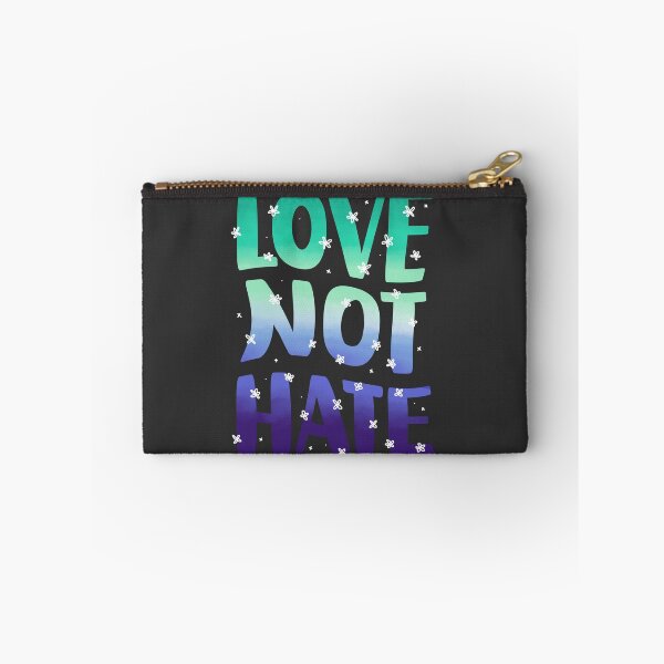 Item preview, Love Not Hate - Gay Flag Retro Floral Design designed and sold by AdelinePurdy.
